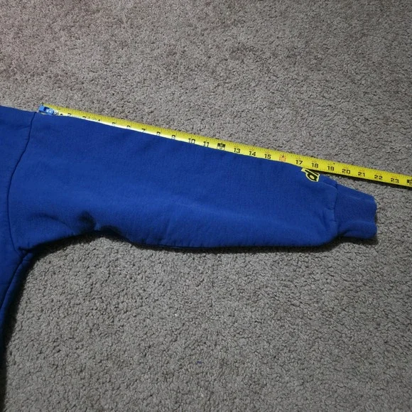 Drew House Mascot Justin Bieber Blue Heavy Fleece Hoodie - Oversized Small - Picture 9 of 9